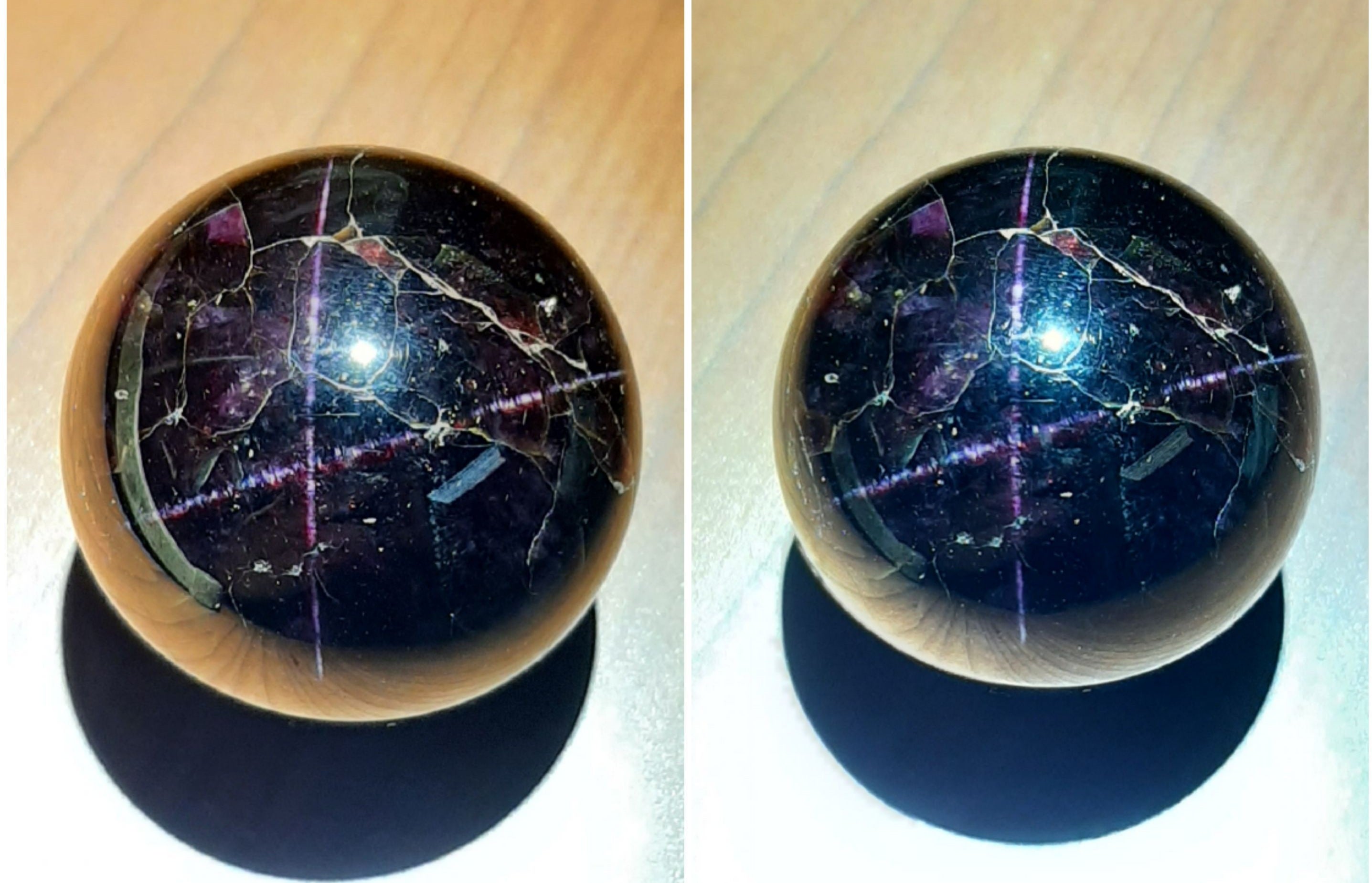 Idaho Huckleberry Star Garnet 4-Ray Sphere | Huckleberry