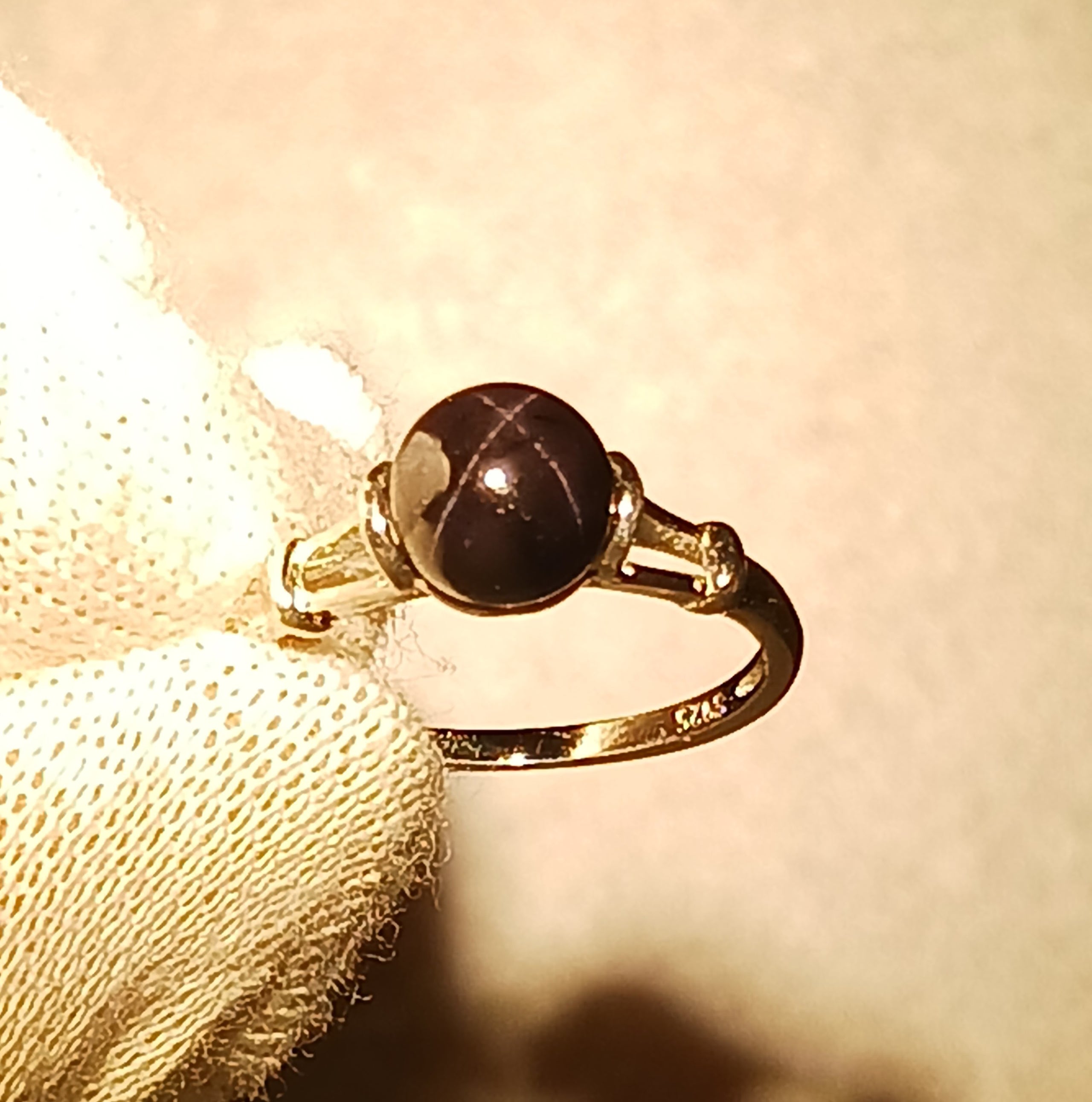 Star garnet ring shop